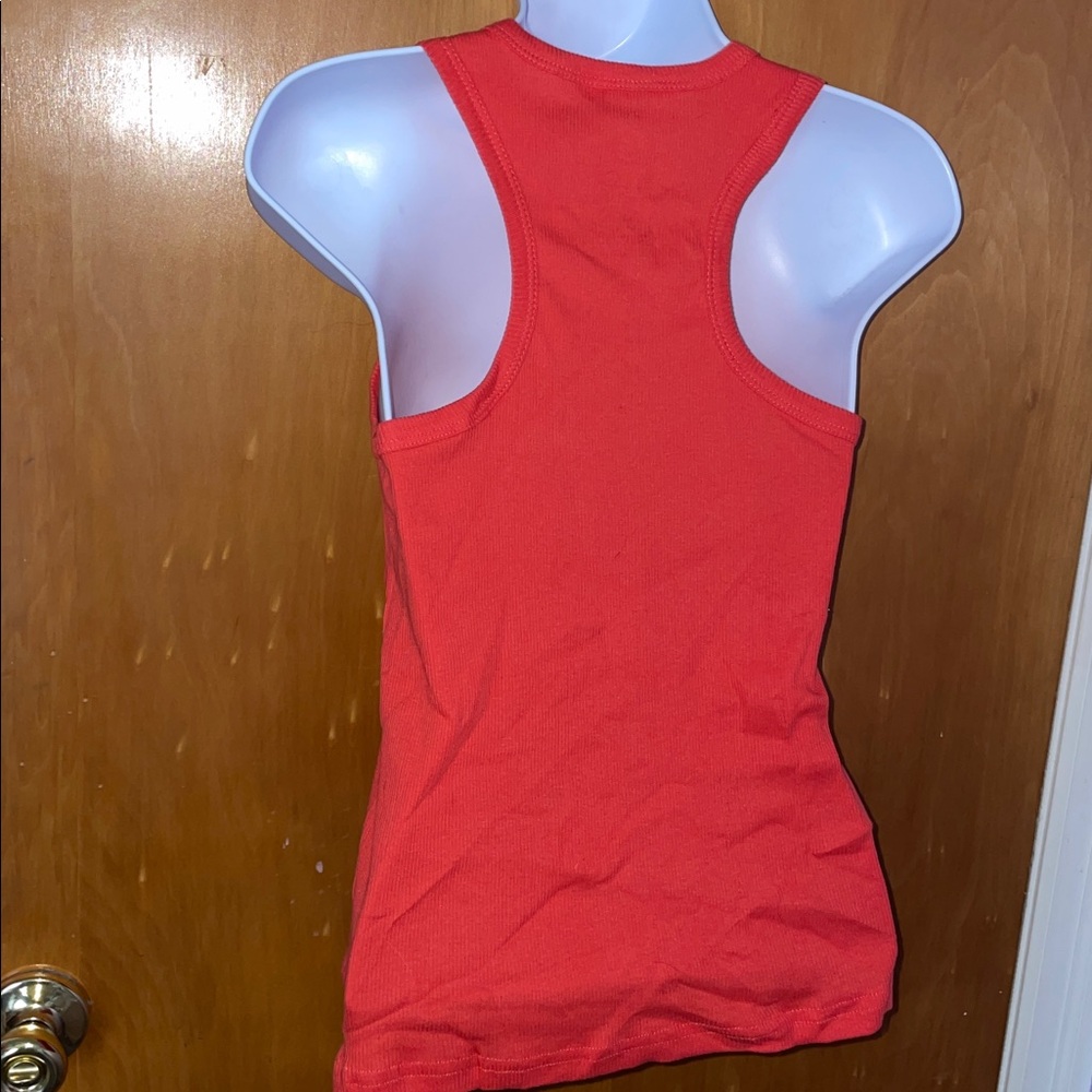 Strawberry Red Ribbed Tank 🍓 - Picture 3 of 9